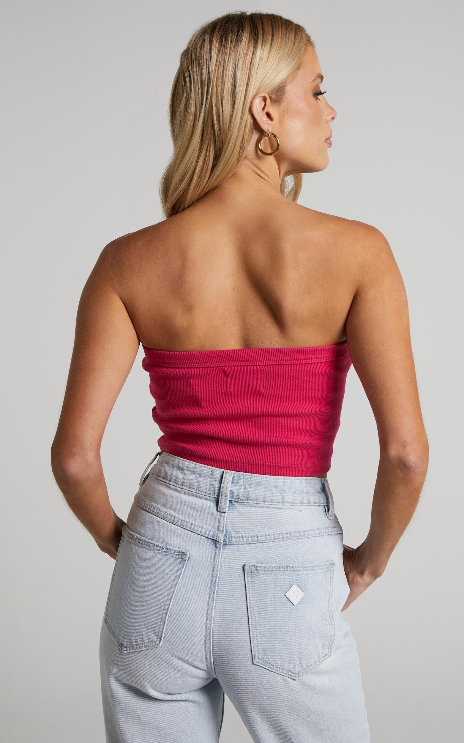 Abrand - A Heather Bandeau in Super Pink Product Image