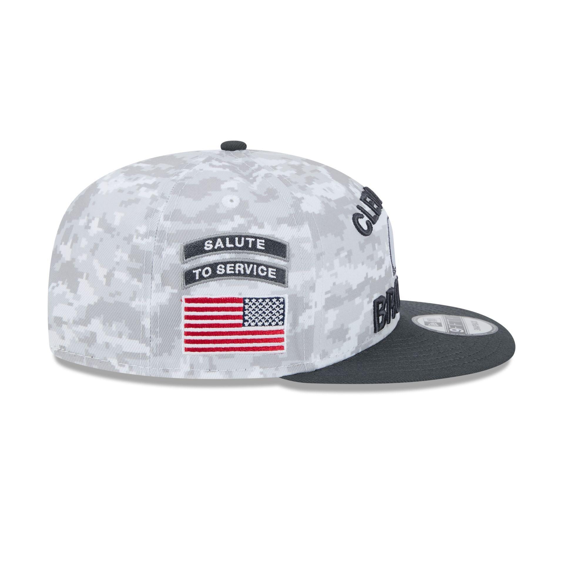 Cleveland Browns 2024 Salute to Service 9FIFTY Snapback Hat Male Product Image