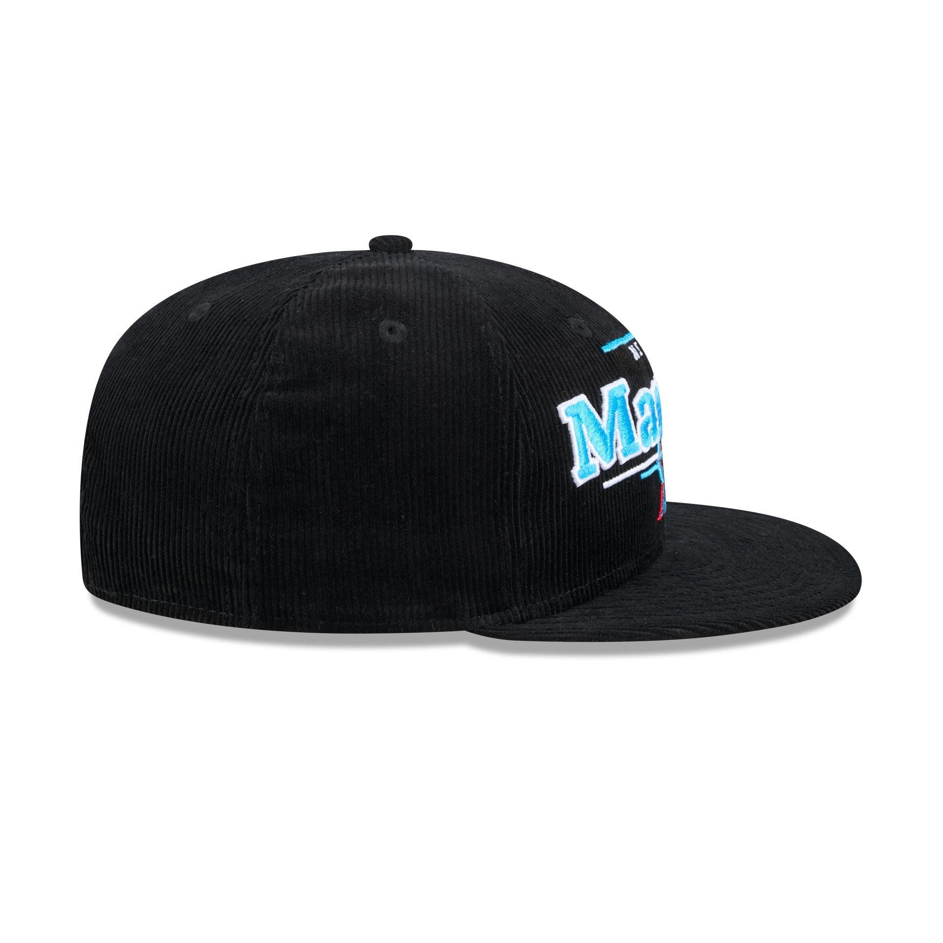 Miami Marlins Throwback Display 9FIFTY Snapback Hat Male Product Image