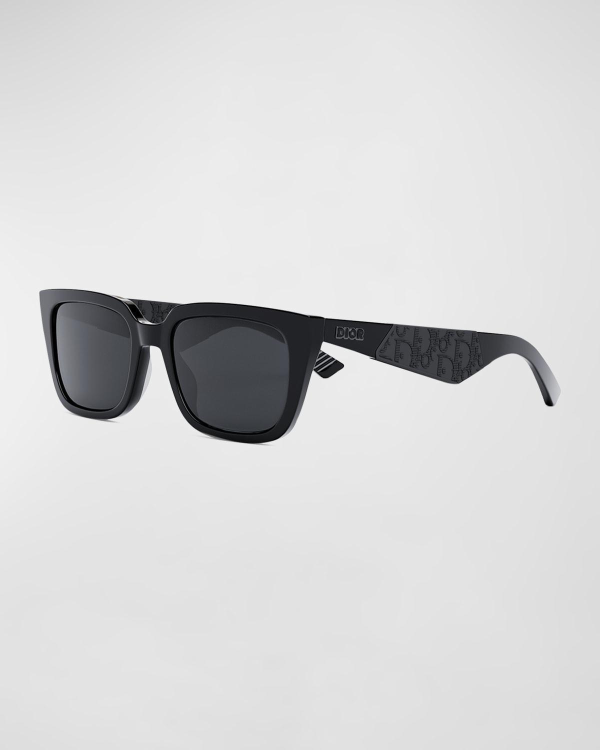 Mens Dior B27 S2I Rubber Logo Square Sunglasses Product Image