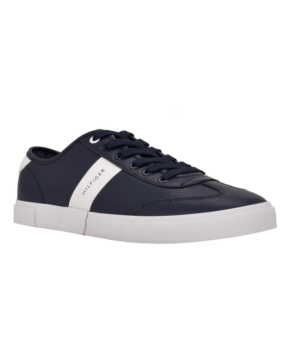 Tommy Hilfiger Mens Pandora Lace Up Low Top Sneakers - Navy Product Image