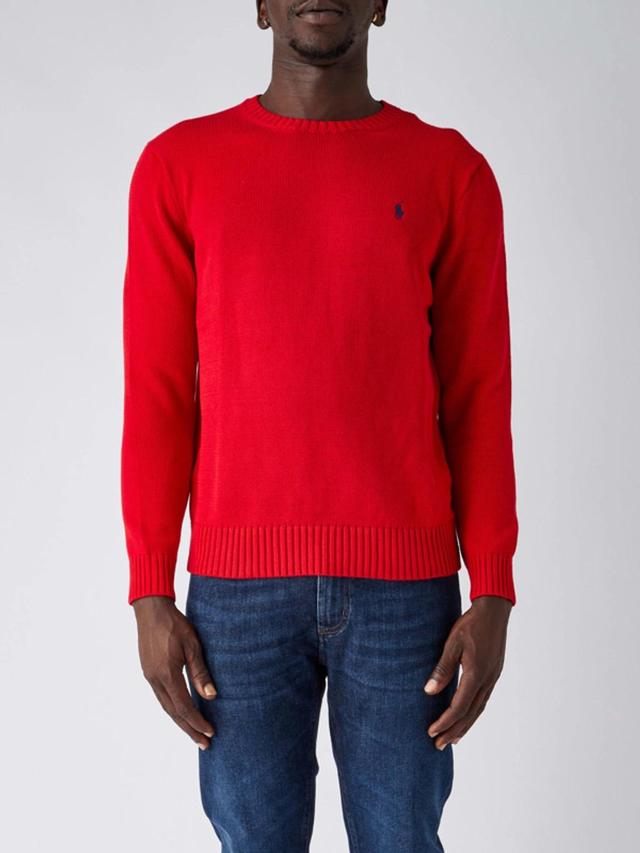 Long Sleeve Sweater In Park Ave Red Product Image