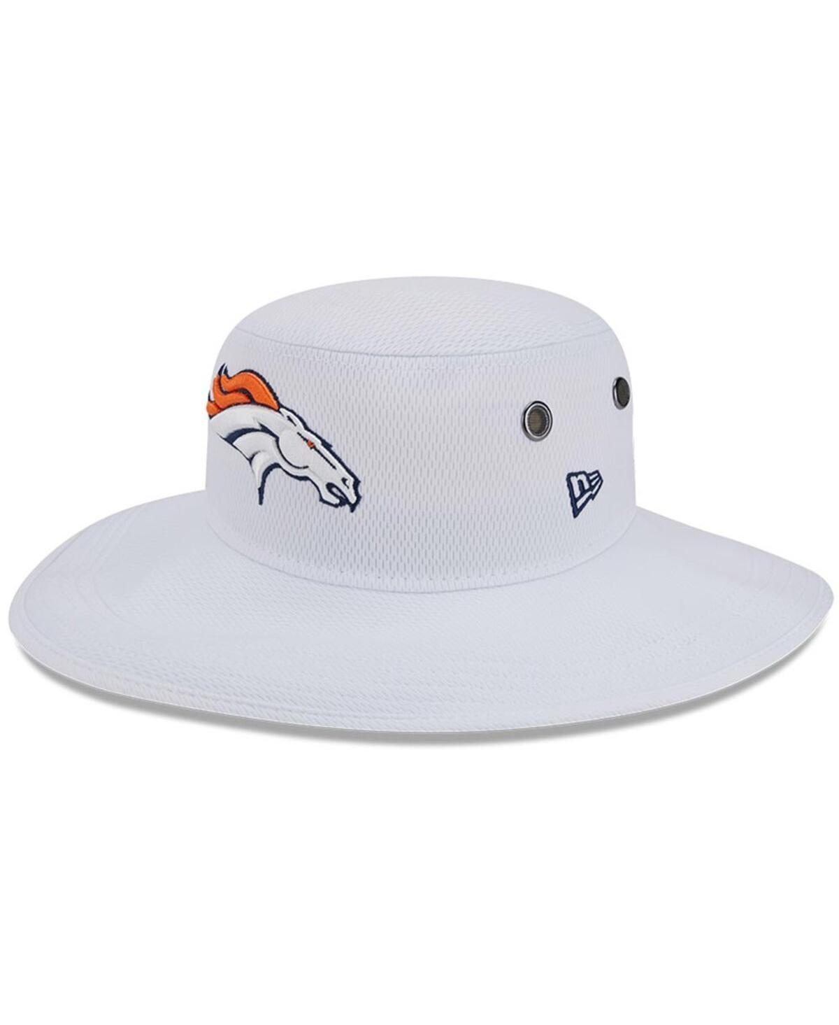 Mens New Era White Denver Broncos 2023 Nfl Training Camp Panama Bucket Hat Product Image