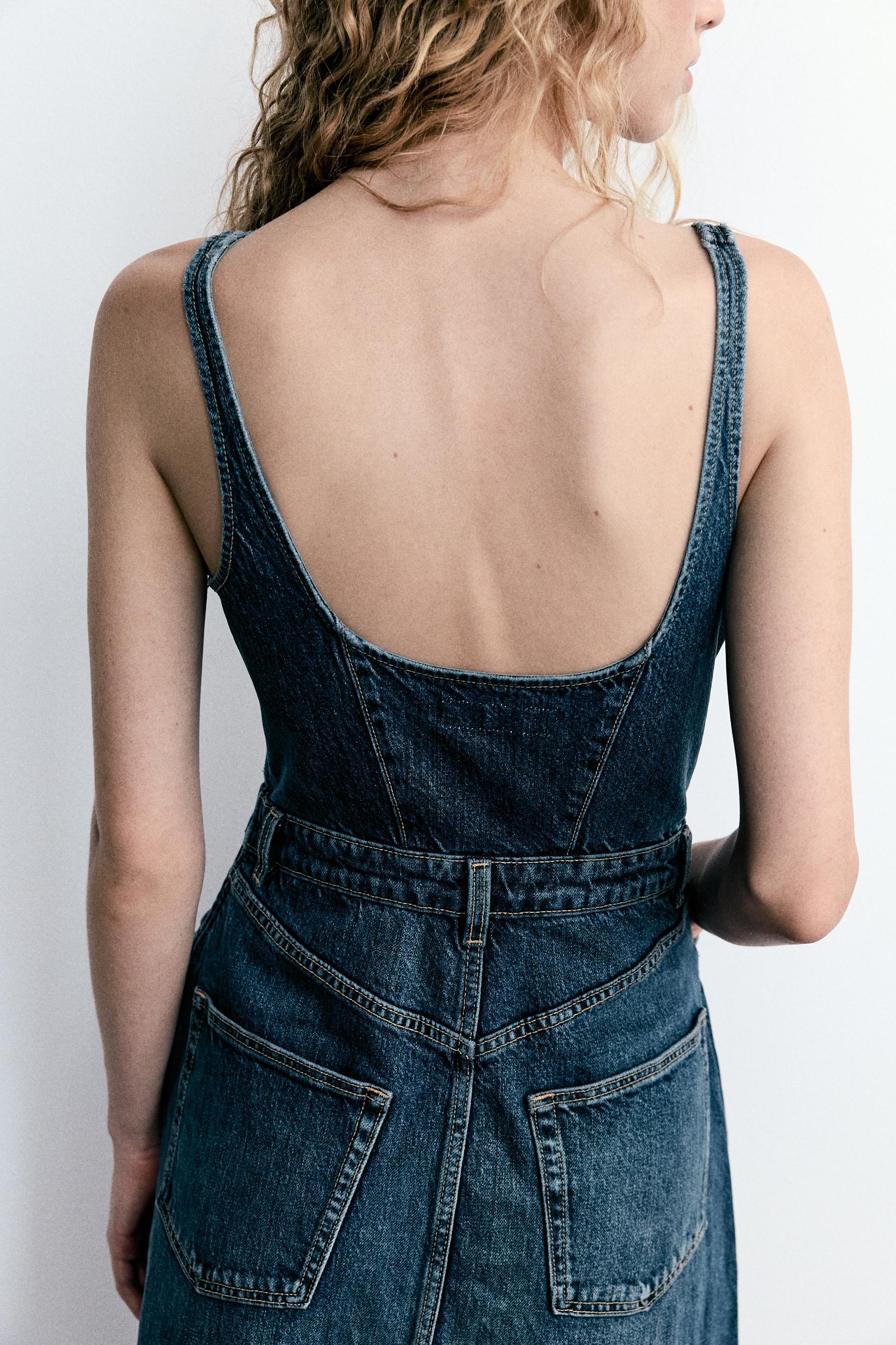 DENIM TRF DRESS Product Image