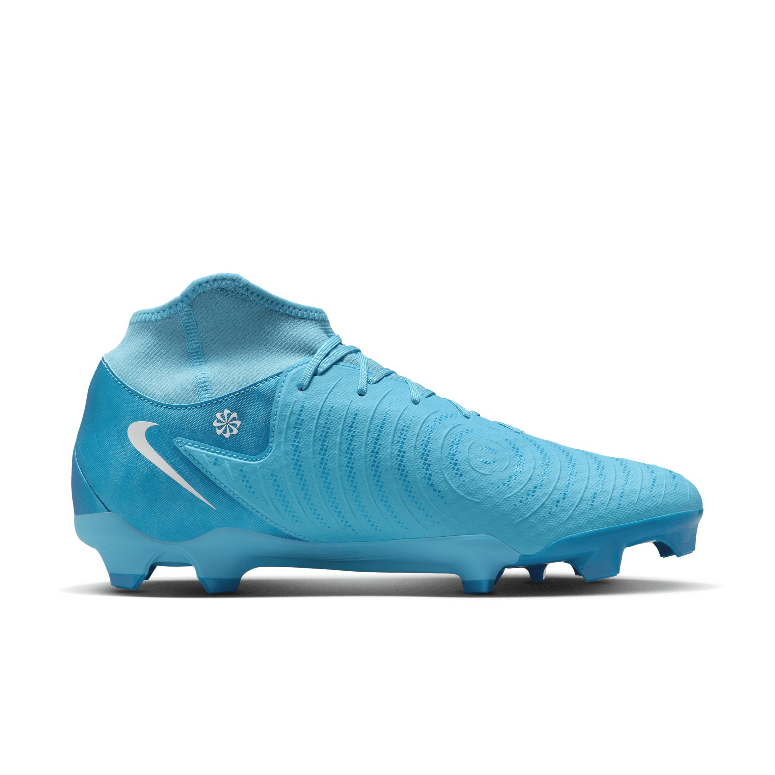 Nike Mens Phantom Luna II Academy FG/MG - Soccer Shoes Blue Fury/White Product Image