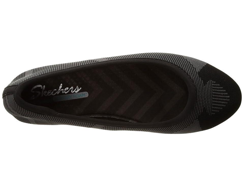 SKECHERS Cleo Wham Charcoal) Women's Slip on Shoes Product Image