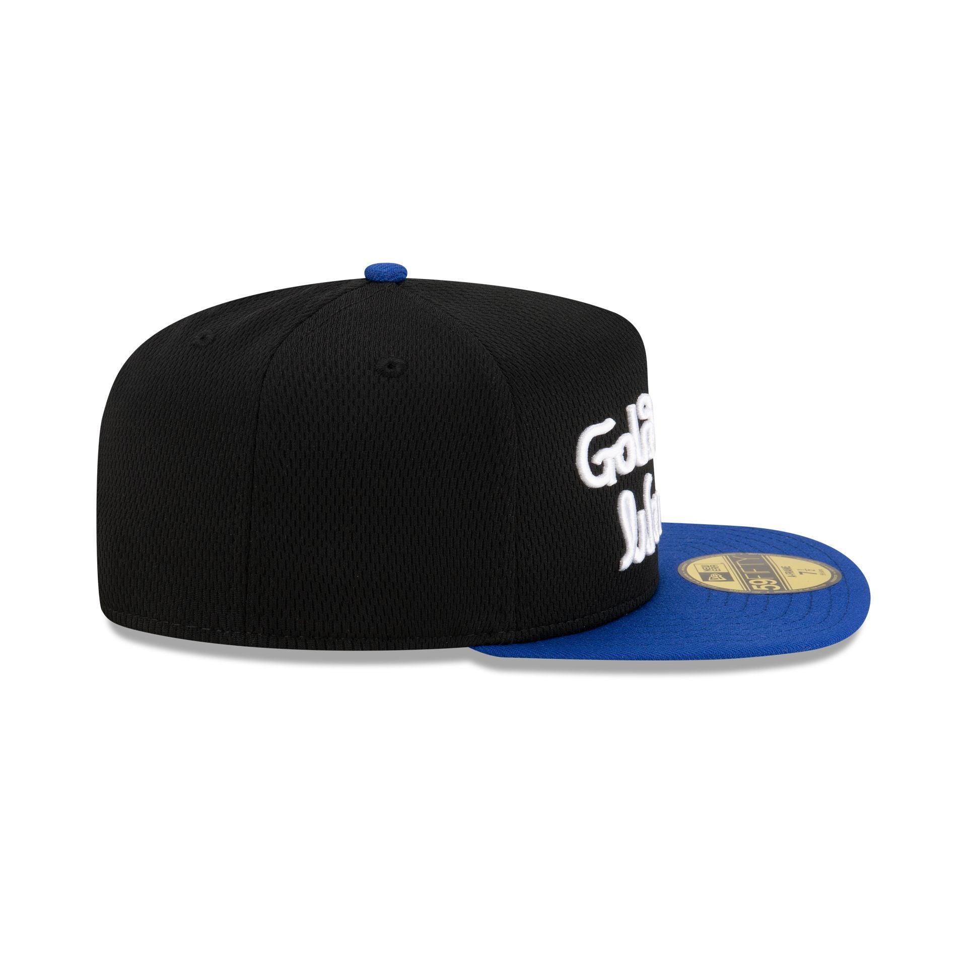 Golden State Warriors Dashmark Mesh 59FIFTY A-Frame Fitted Hat Male Product Image