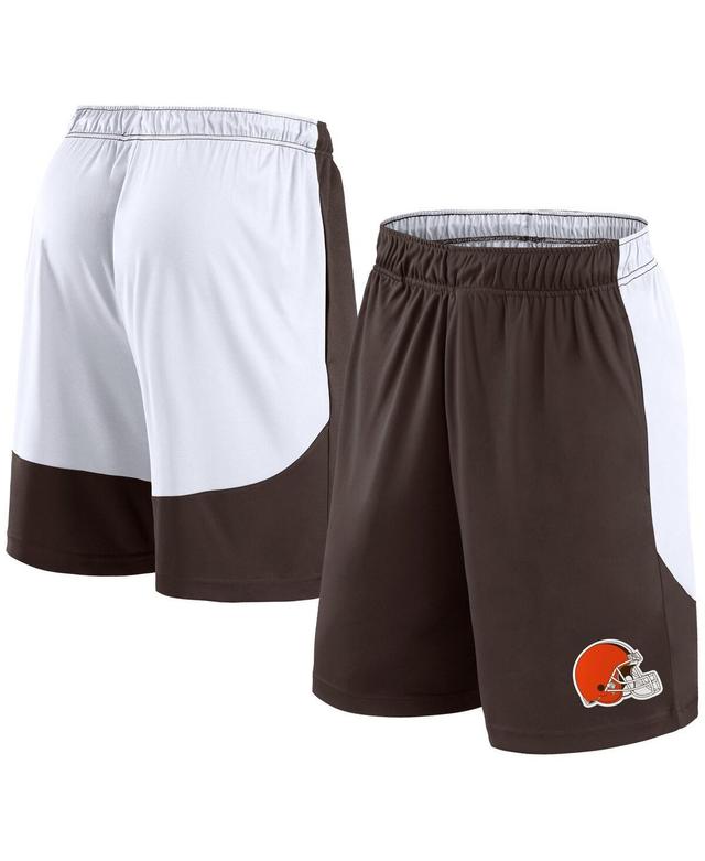 Fanatics Mens Brown Cleveland Browns Go Hard Shorts - Brown, White Product Image