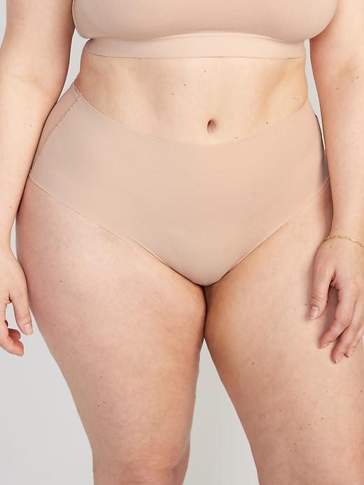 High-Waisted No-Show Brief Underwear Product Image