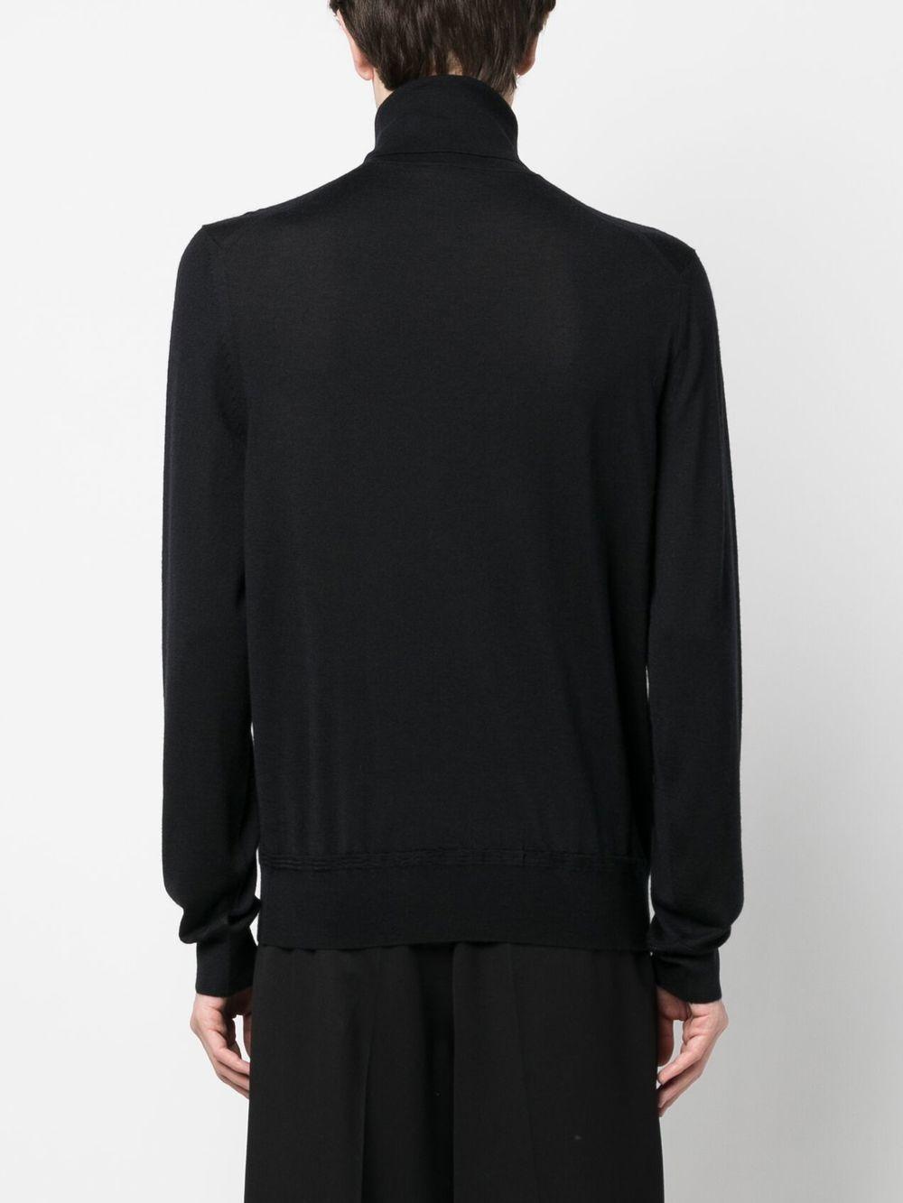 TOM FORD Fine-knit Roll Neck Jumper In Black Product Image