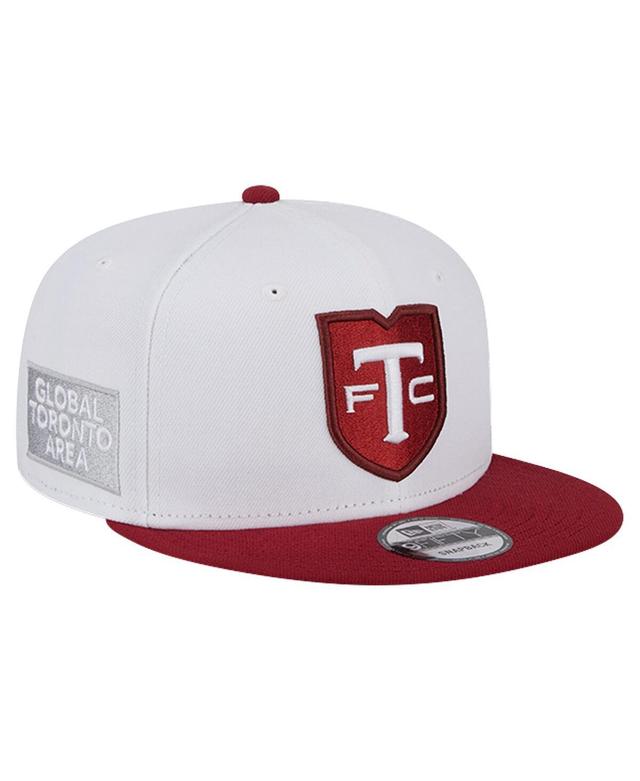 New Era Mens White Toronto Fc Jersey Hook 9FIFTY Snapback Hat Product Image