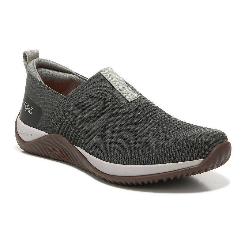 Ryka Echo Knit Womens Slip-on Sneakers Purple Taupe Product Image