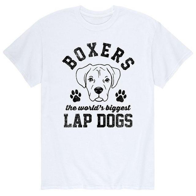 Mens Boxers Tee White Product Image