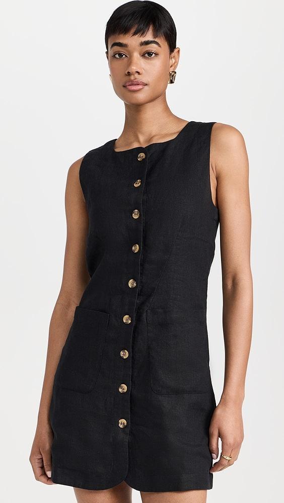 POSSE Emma Button Down Mini Dress | Shopbop Product Image