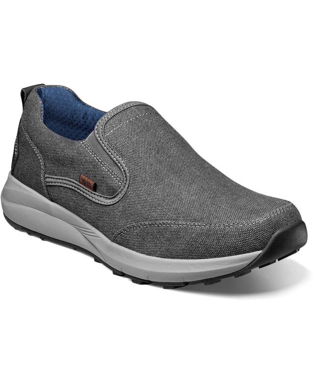 Nunn Bush Excursion Canvas Mens Slip-On Shoes Grey Product Image