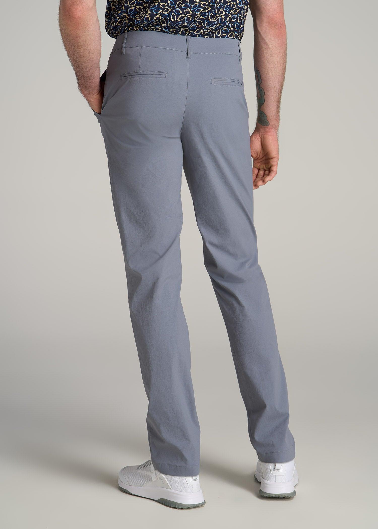 TAPERED FIT Traveler Chino Pants for Tall Men in Skyline Grey Male Product Image