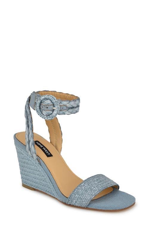 Nine West Nerisa Ankle Strap Espadrille Wedge Sandal Product Image