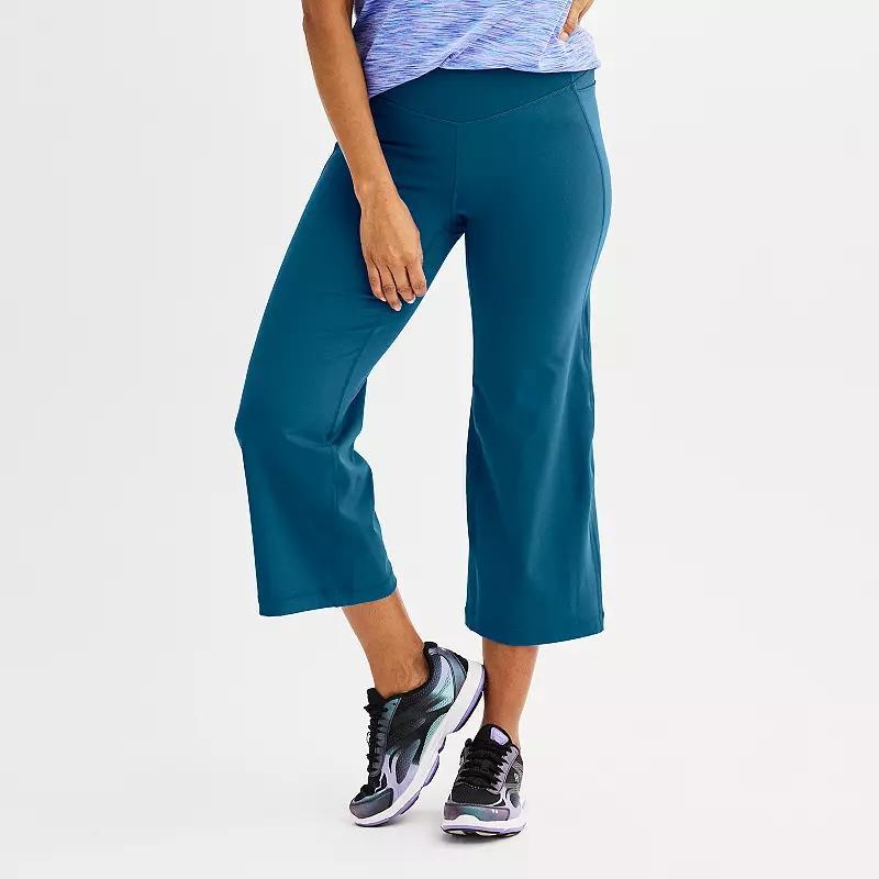 Petite Tek Gear Ultrastretch Wide Leg Crop Pants, Womens Product Image