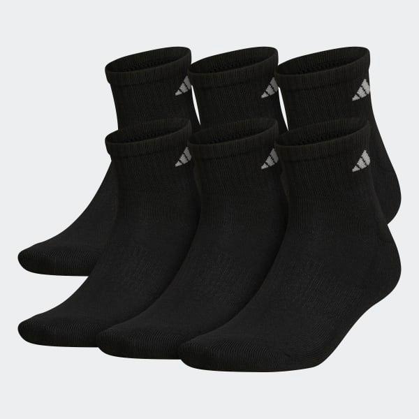 Athletic Cushioned Quarter Socks 6 Pairs Product Image