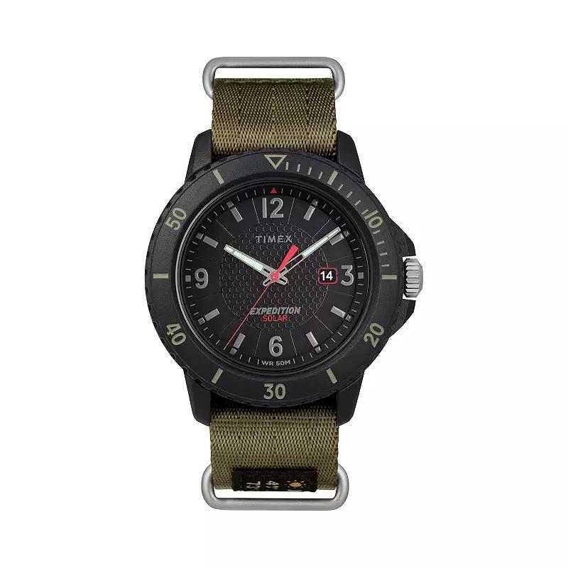 Timex Mens Gallatin Solar Watch Green Product Image