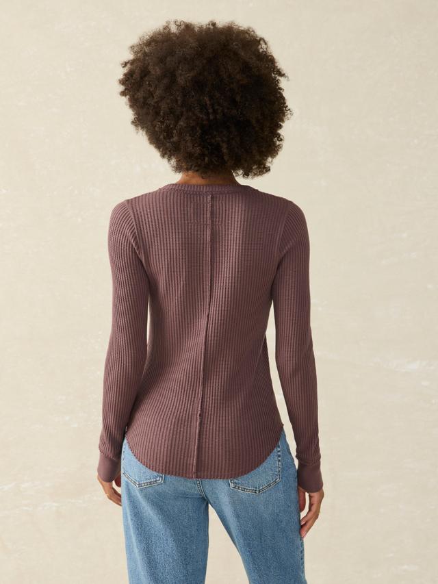 Legend™ Apres Waffle Henley - Huckleberry Female Product Image