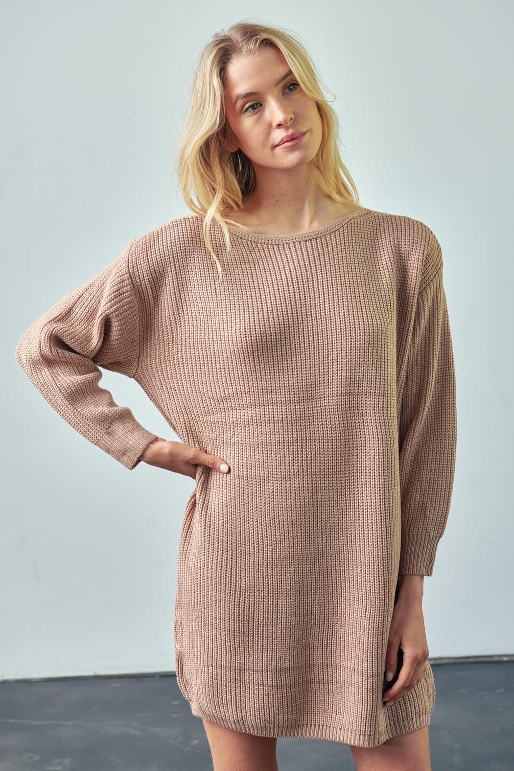 Knit Sweater Dress Product Image