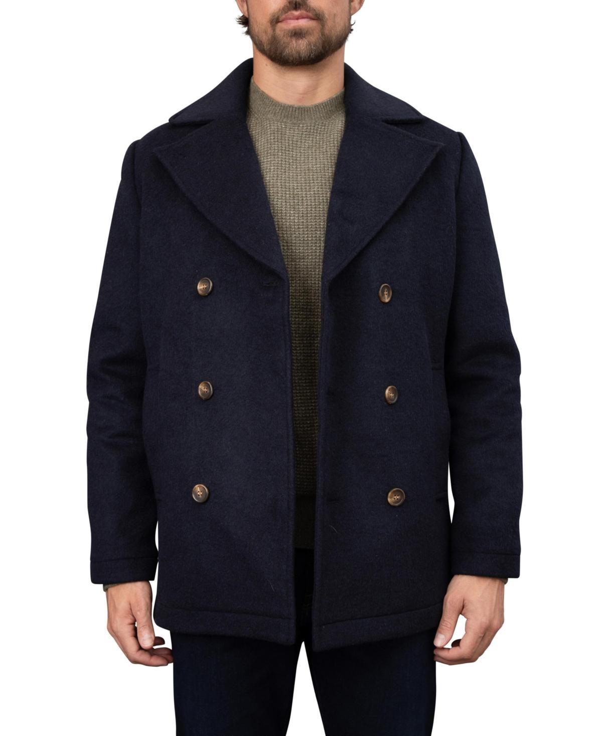 Bagatelle Homme Mens Wool Blend Double-Breasted Peacoat Product Image