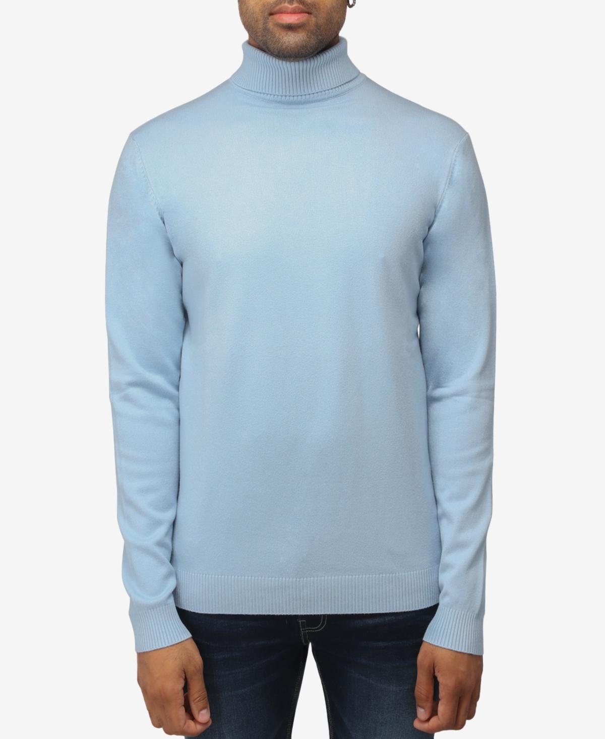 X Ray Men's Solid Turtleneck Sweater - Heather Charcoal - Size XXL  - male - Size: XXL Product Image