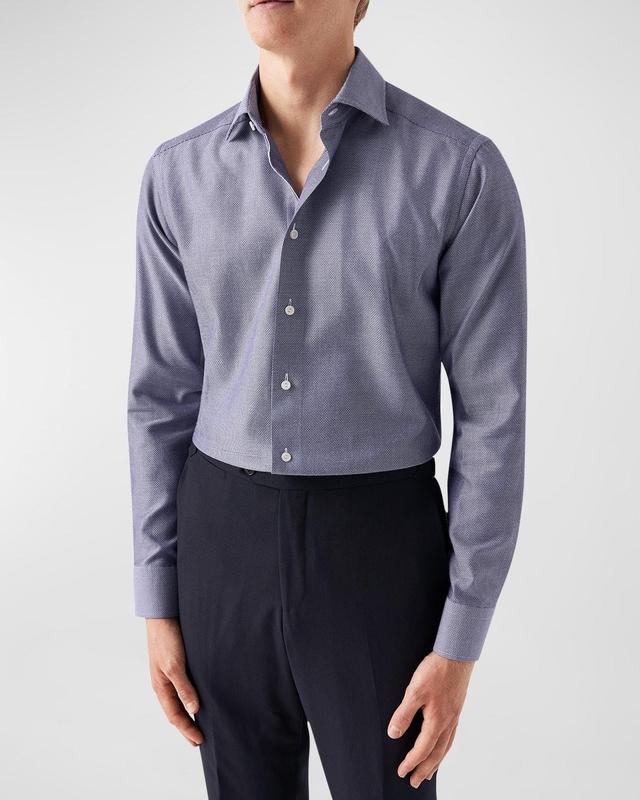 Mens Slim Fit Twill Dress Shirt Product Image