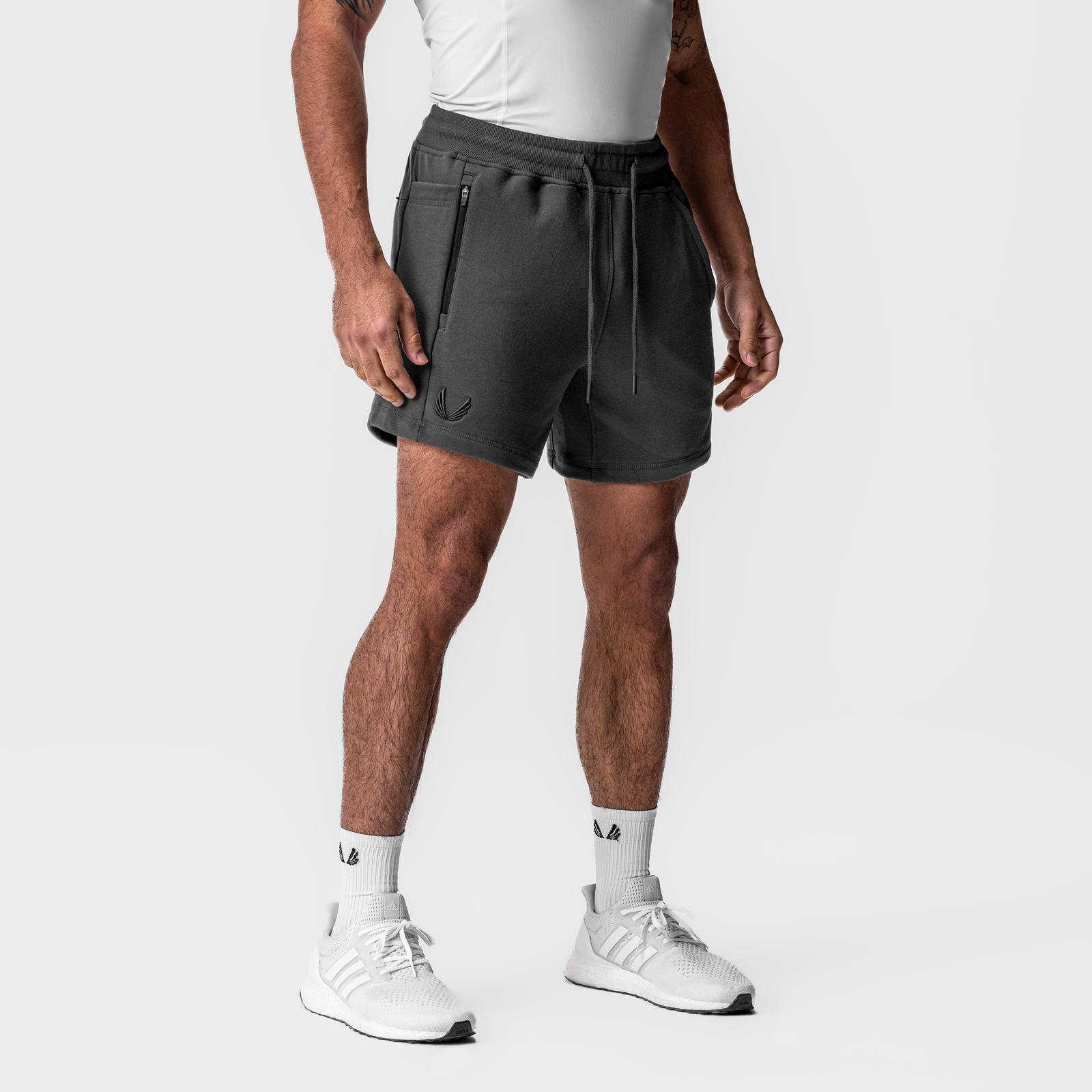 0867. Tech-Terry™ Sidelock Sweat Short - Black Product Image