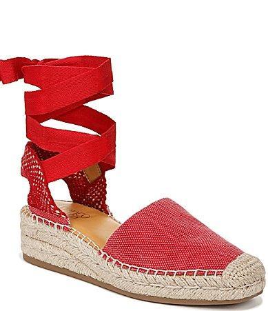 Franco Sarto Britney Ankle Wrap Platform Wedge Espadrilles Product Image