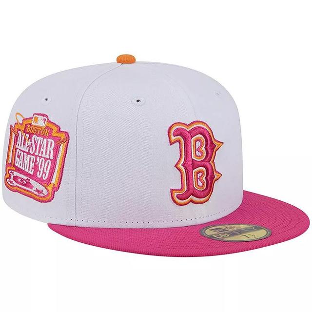 Mens New Era /Pink Boston Red Sox 1999 MLB All-Star Game 59FIFTY Fitted Hat Product Image