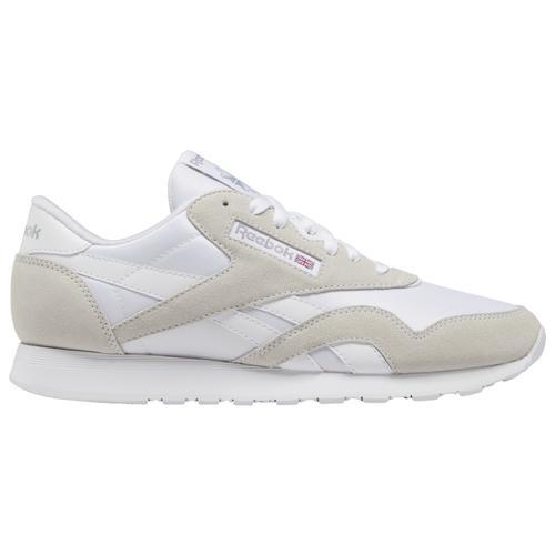 Reebok Mens Reebok CL Nylon - Mens Running Shoes White/White Product Image