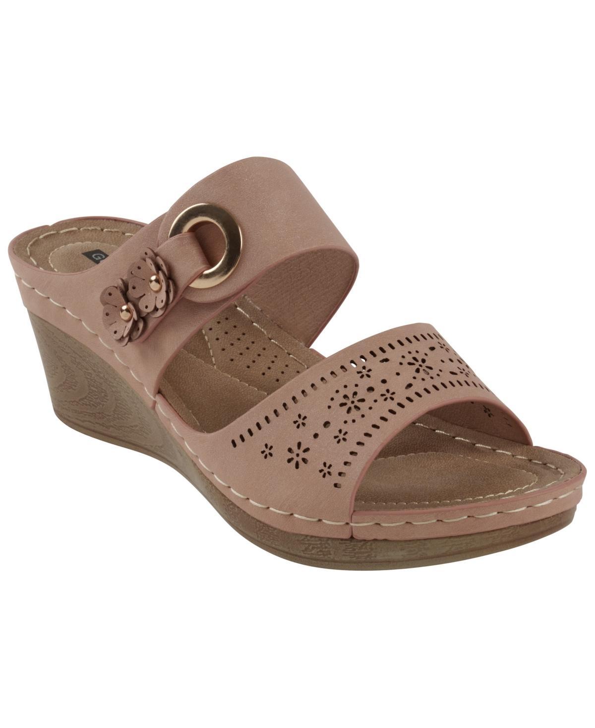 Gc Shoes Womens Theresa Comfort Wedge Sandals Product Image