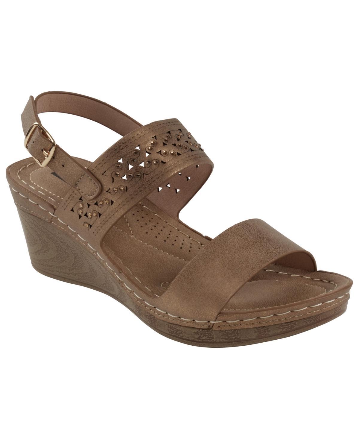 Gc Shoes Womens Foley Comfort Wedge Sandals Product Image