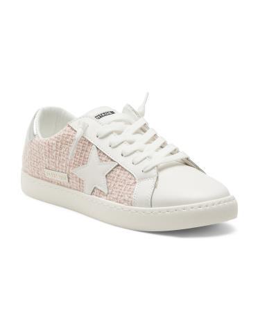 Carla Tweed Fashion Sneakers for Women | Textile/Man-Made Sole/Metal Product Image