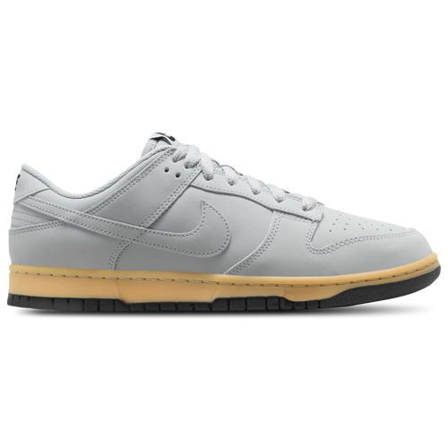 Nike Mens Nike Dunk Low Retro - Mens Shoes Wolf Grey/Game Yellow/Wolf Grey Product Image