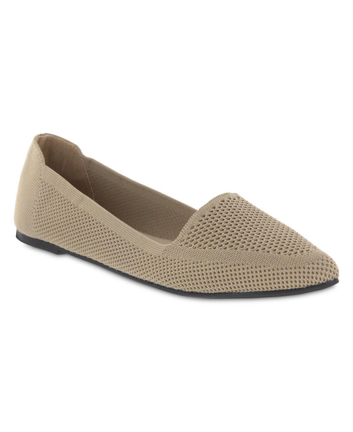 Mia Womens Corrine Ballet Knit Flats Product Image