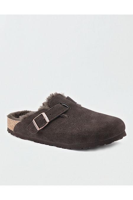 Birkenstock Boston Shearling Clog Mens Dark Brown 44 (US 11) Product Image