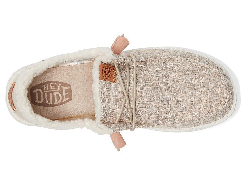 HEYDUDE Womens Wendy Warmth Faux Fur Slip Ons Product Image