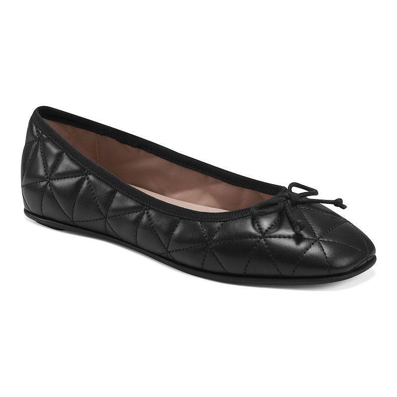 Aerosoles Catalina Womens Leather Flats Black Product Image