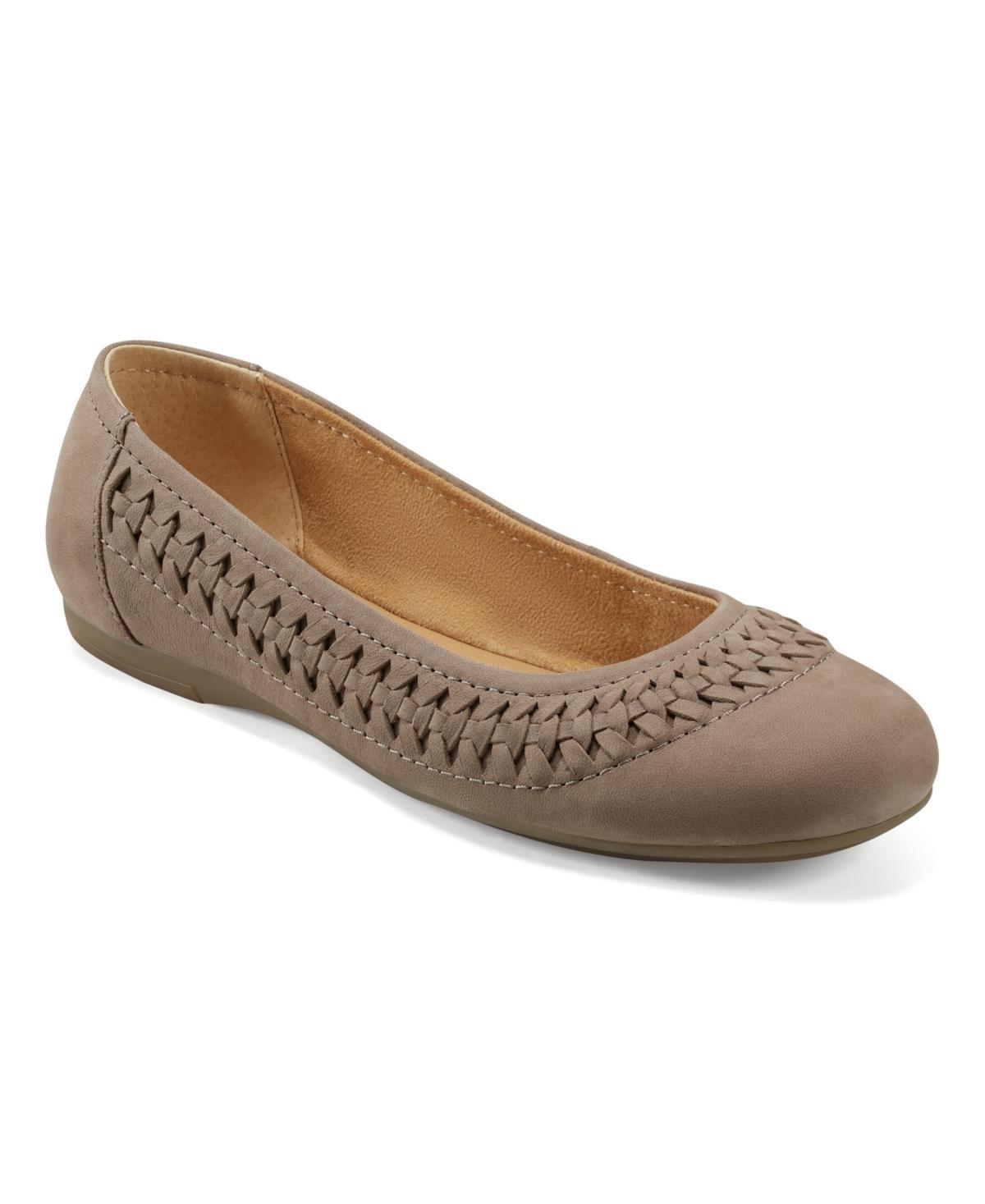 Earth Womens Jett Woven Round Toe Slip-on Dress Flats Product Image