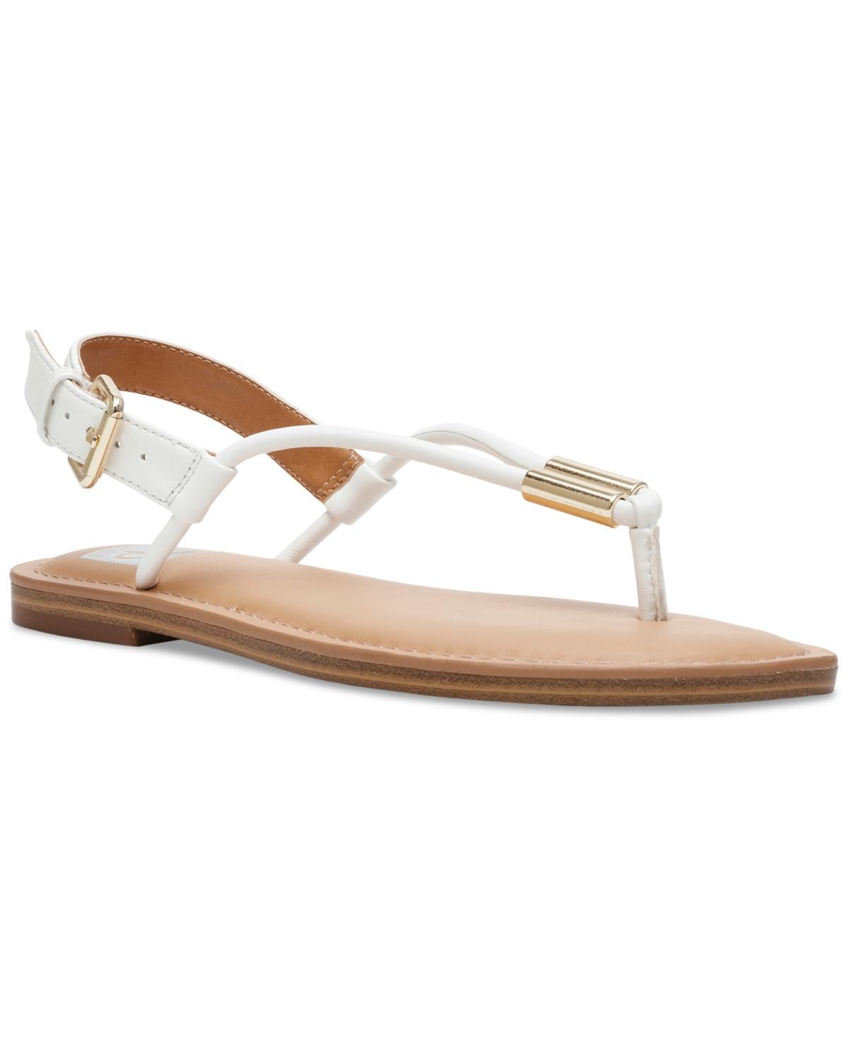 Dv Dolce Vita Womens Jache T-Strap Adjustable Ankle-Strap Flat Sandals Product Image