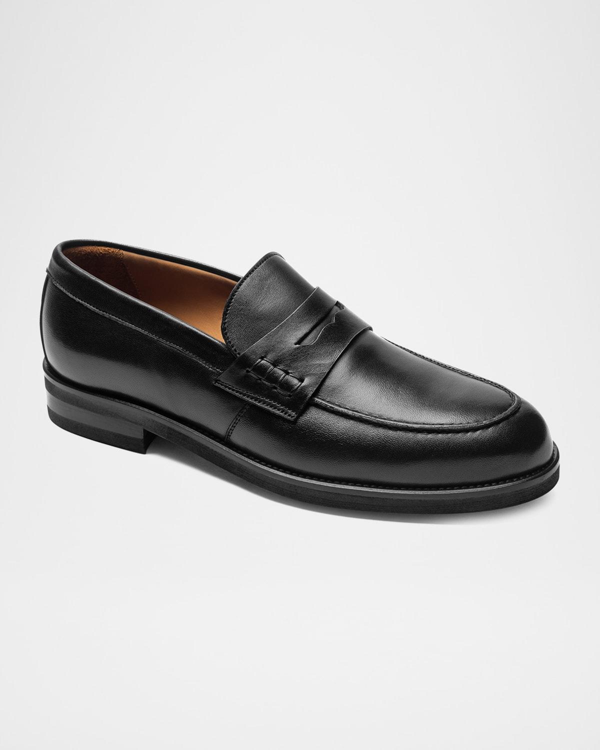 Bruno Magli Mens Carter Leather Penny Loafers Product Image