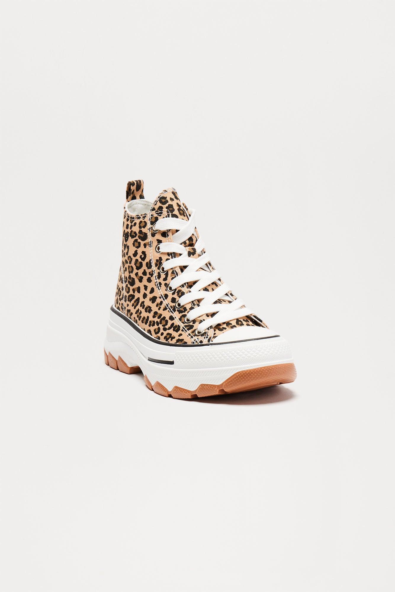 Milo Platform Sneakers - Leopard Product Image