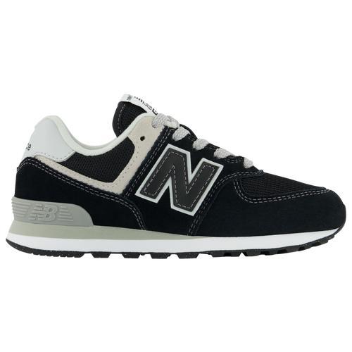 NEW BALANCE Black 574 Core Sneakers In Black/white Product Image