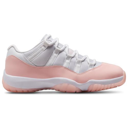 Jordan Womens Retro 11 - Basketball Shoes Pink/White Product Image