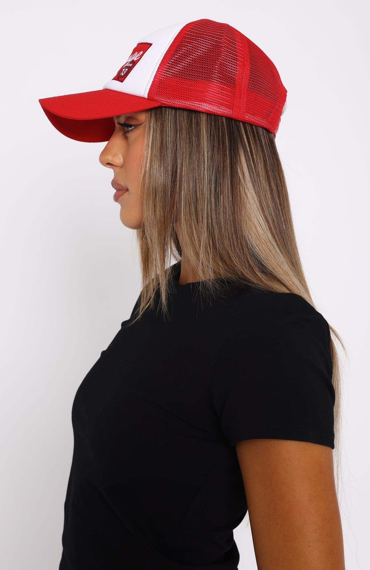 Adventure Always Trucker Hat Red/White Product Image