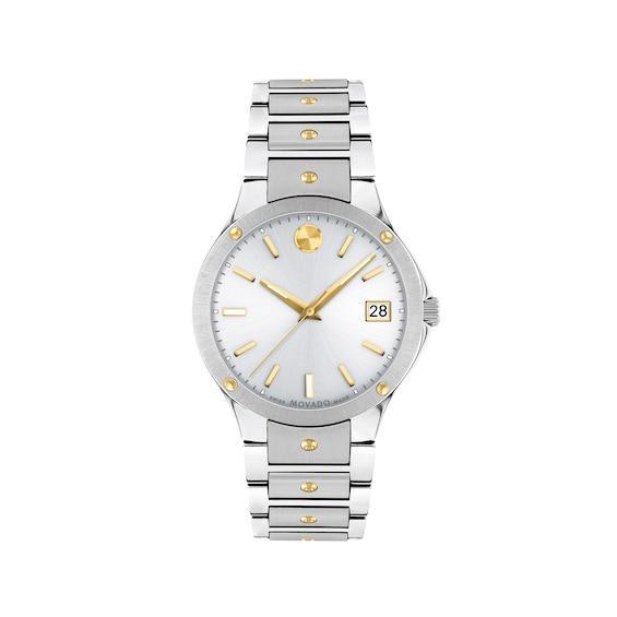 Movado SE White Sunray Dial Bracelet Watch Product Image