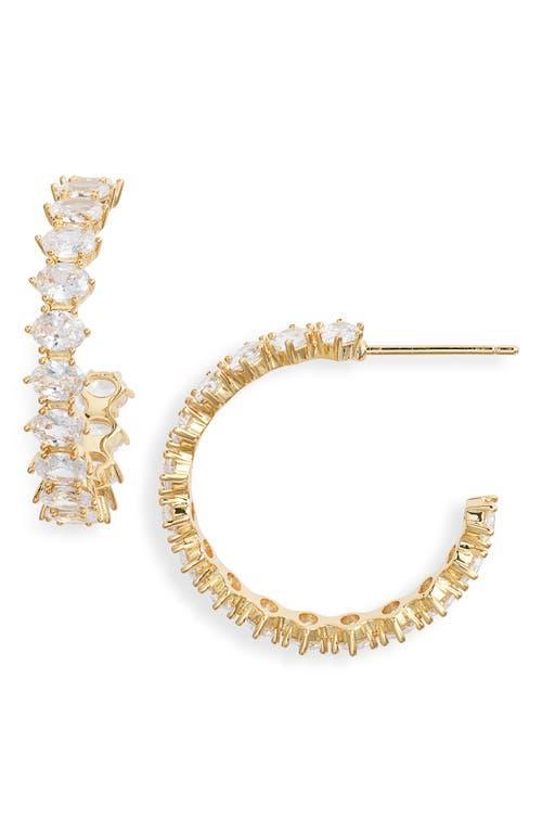 Kendra Scott Cailin Cubic Zirconia Hoop Earrings Product Image